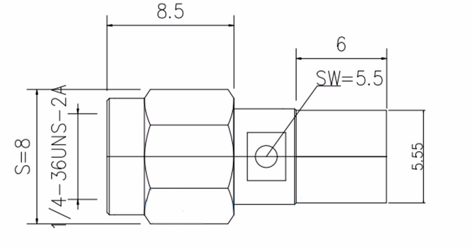 SMA male to female push pull Adapter quick connection Adapter 18GHz