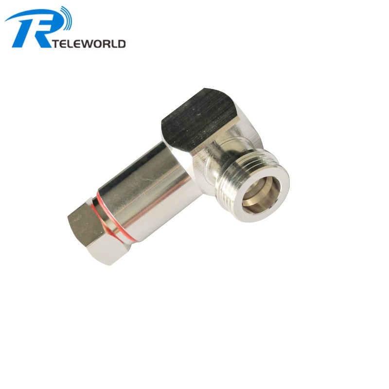 QN right angle male connector  for 1/2 super flexible cable