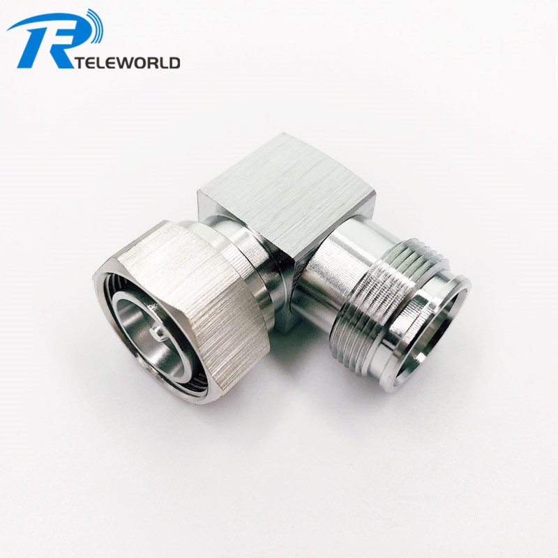 4.3-10 male to 4.3-10 Female Low PIM right angle Adapter