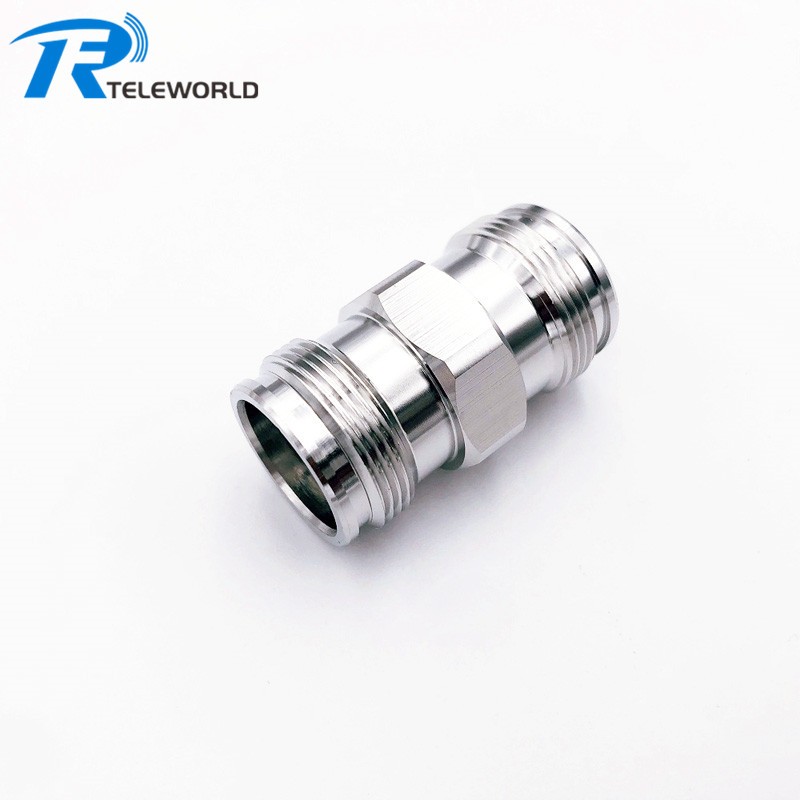 4.3-10 Female to 4.3-10 Female Low PIM -160dBc RF Adapter 4.3-10 Female to 4.3-10 Female Low PIM -160dBc RF Adapter