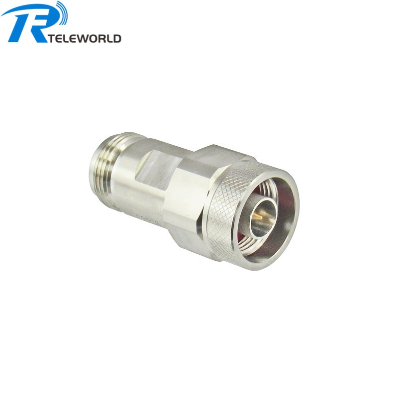 N male to N female Adapter Stainless steel 18GHz 50ohm
