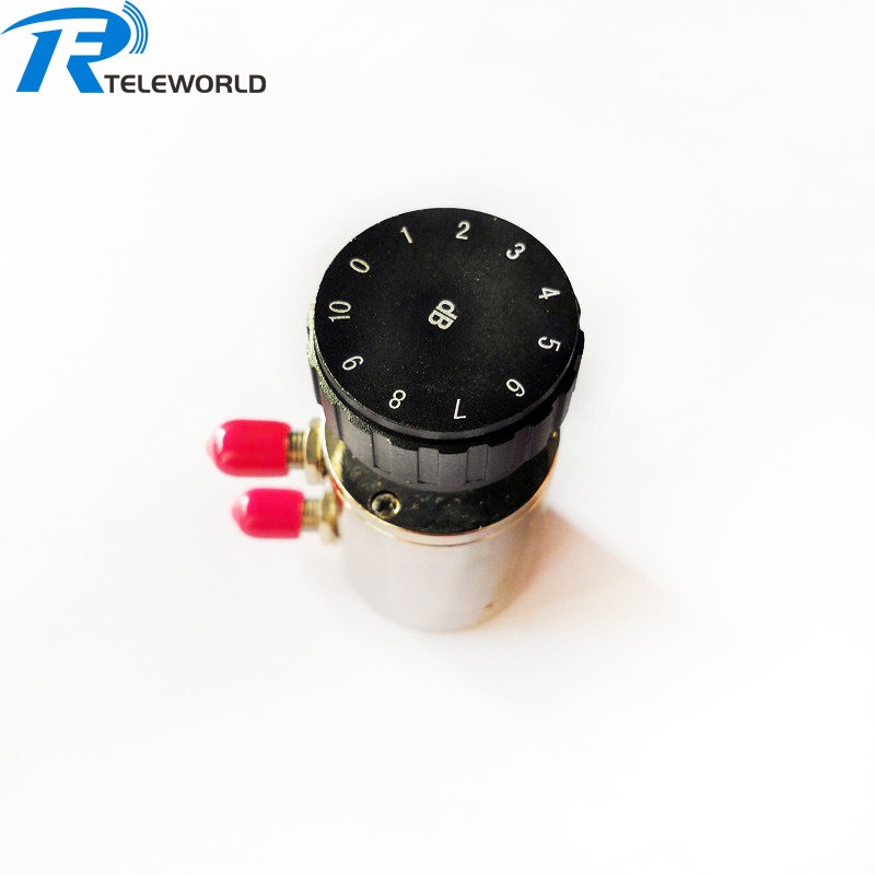 2W 10W SMA RF Variable Attenuator 3GHz 6GHz 0.1dB 1dB 10dB 60dB  70dB 90dB 50ohms