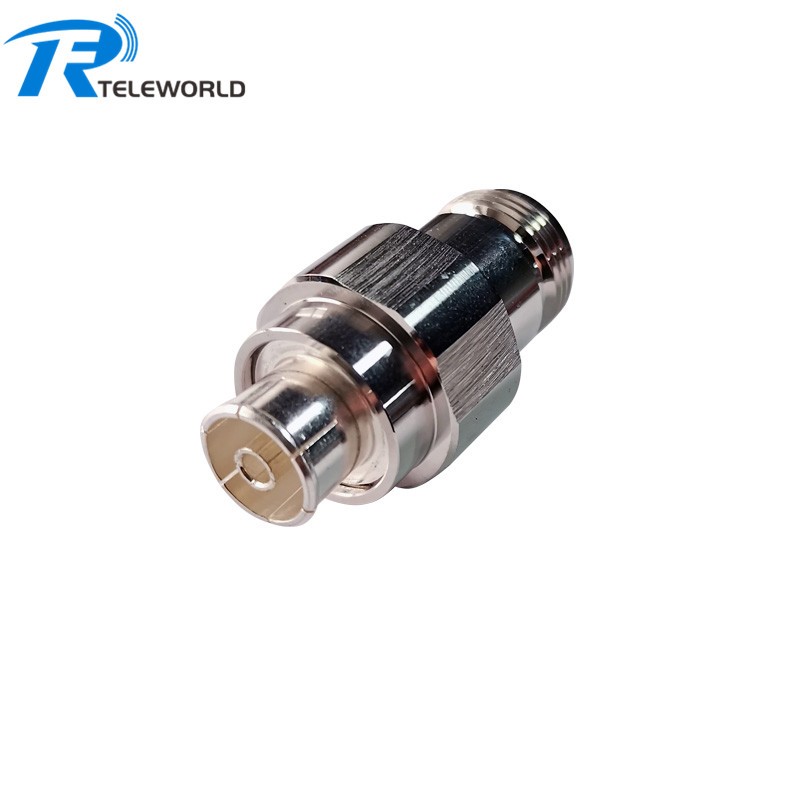 4.3-10 female to N female Quick Test Push pull Adapter Low PIM -160dBc 4.3-10 female to N female Quick Test Push pull Adapter Low PIM -160dBc