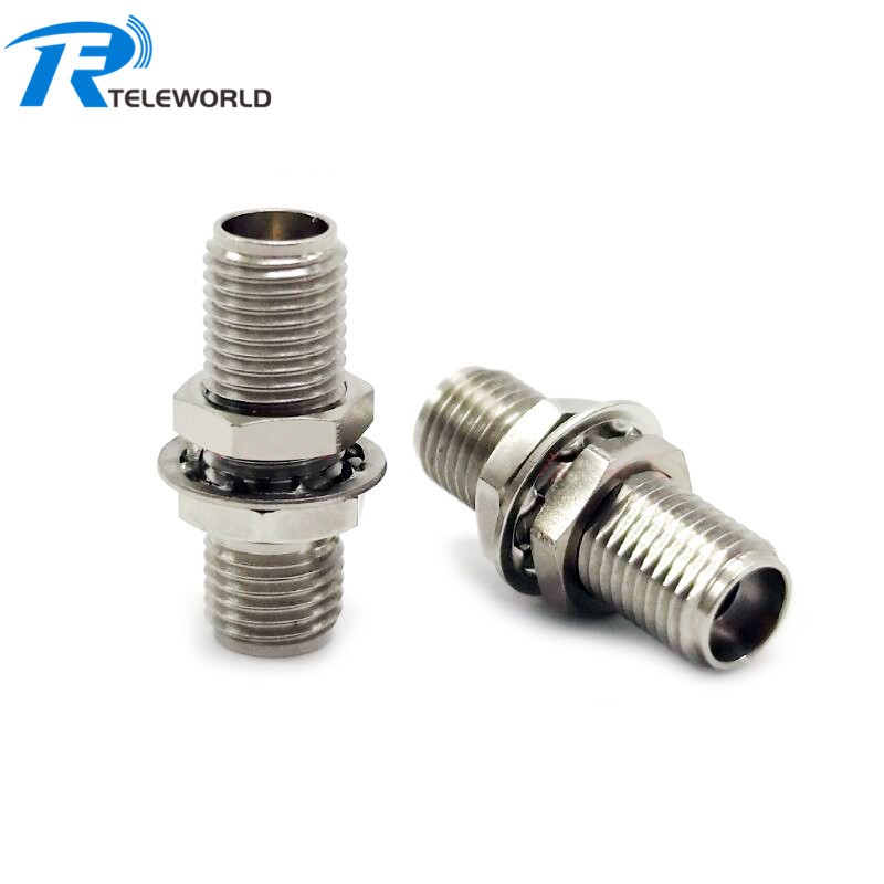 2.92mm Millimeter RF Adapter Female to Female Bulkhead 40GHz 50ohm 2.92mm Millimeter RF Adapter Female to Female Bulkhead 40GHz 50ohm