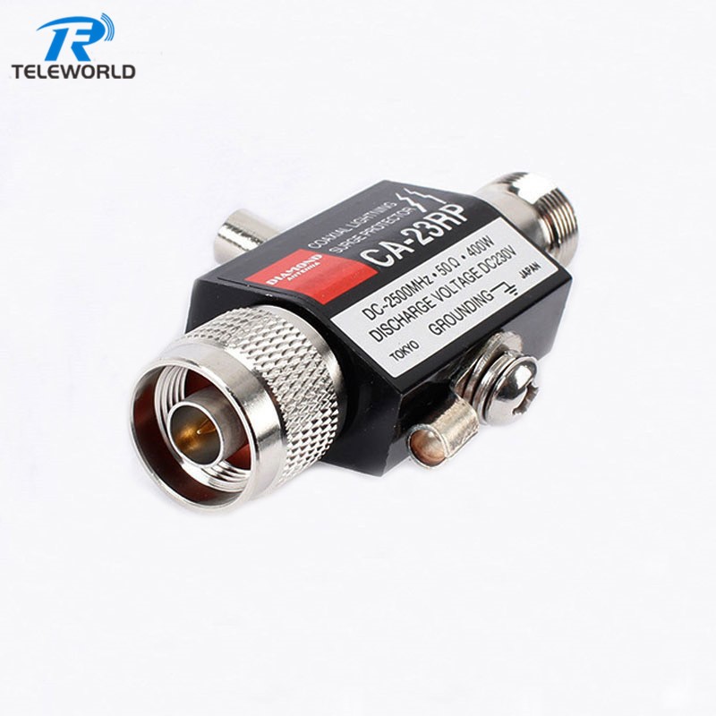 CA-23RP Gas Discharge Lightning surge protector/Surge Arrester DC 2500Mhz N male to female CA-23RP Gas Discharge Lightning surge protector/Surge Arrester DC 2500Mhz N male to female