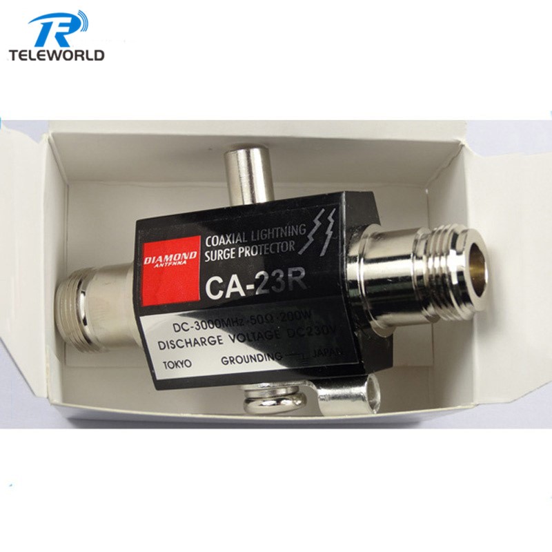 CA-23R Coaxial anttenna Lightning protector Surge Arrester DC-3000Mhz N female to female