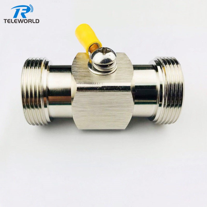 500W L29 Lightning protector 7/16 DIN surge arrester female to female 3GHz 50ohm 500W L29 Lightning protector 7/16 DIN surge arrester female to female 3GHz 50ohm