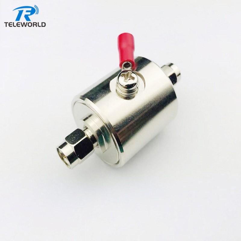 50ohm 3GHz 6GHz SMA male to SMA male lightning arrester surge protector 50ohm 3GHz 6GHz SMA male to SMA male lightning arrester surge protector