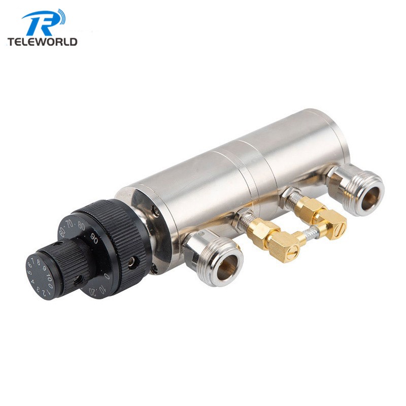 2W 0-70dB Knob Variable Attenuator 1dB Step 3/4/6GHz N female Connector50ohm 2W 0-70dB Knob Variable Attenuator 1dB Step 3/4/6GHz N female Connector50ohm
