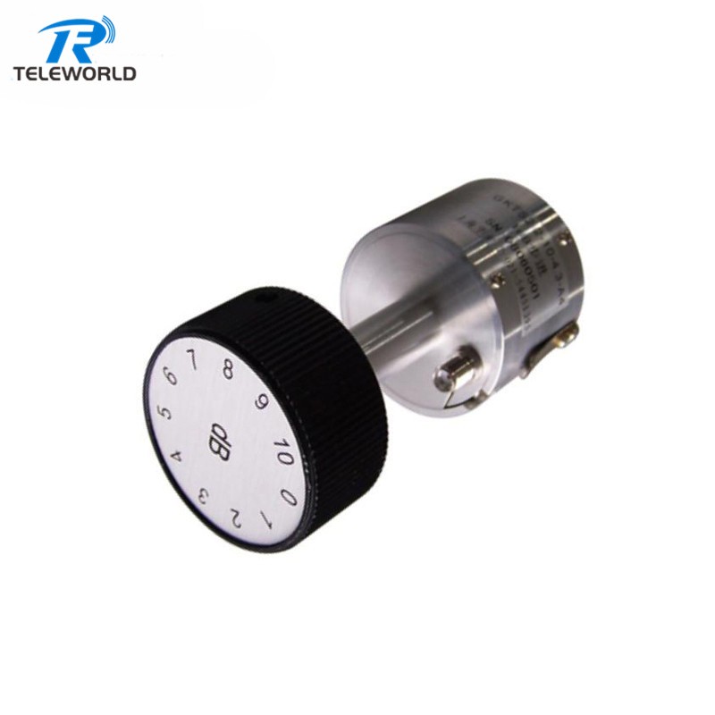 2W SMA Rotary Variable Attenuator 9dB 18GHz 1dB Step 50ohm 2W SMA Rotary Variable Attenuator 9dB 18GHz 1dB Step 50ohm