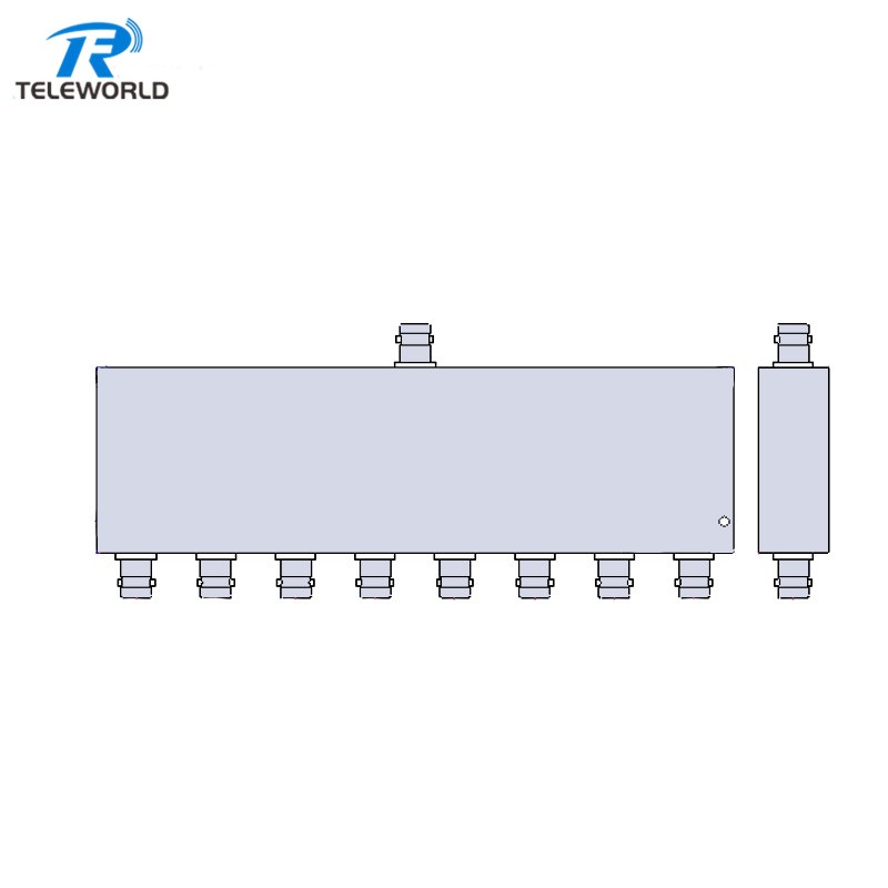 1W BNC 1-30MHz 8 Way Power Divider RF Splitter 50Ohms 1W BNC 1-30MHz 8 Way Power Divider RF Splitter 50Ohms