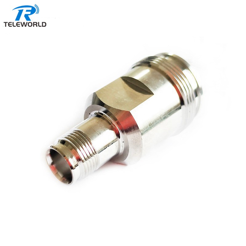 NEX10 Female to 4.3-10 female RF Adapter 6GHz Low PIM -160dBc NEX10 Female to 4.3-10 female RF Adapter 6GHz Low PIM -160dBc