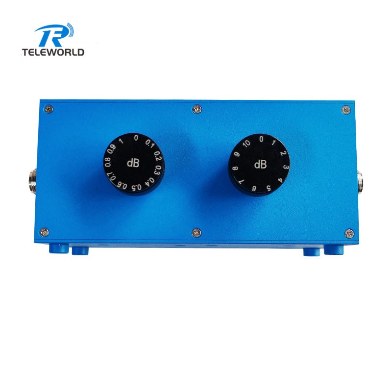 2W Knob RF Variable Attenuator 0-11dB 0.1dB step N female to female 1GHz 2GHz 3GHz 4GHz 6GHz 50ohms 2W Knob RF Variable Attenuator 0-11dB 0.1dB step N female to female 1GHz 2GHz 3GHz 4GHz 6GHz 50ohms