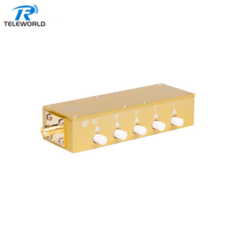 2W 5W 0-30dB RF Variable Step Attenuator Keypress Step Attenuator 2GHz 3GHz 4GHz SMA female to female 50ohm 2W 5W 0-30dB RF Variable Step Attenuator Keypress Step Attenuator 2GHz 3GHz 4GHz SMA female to female 50ohm
