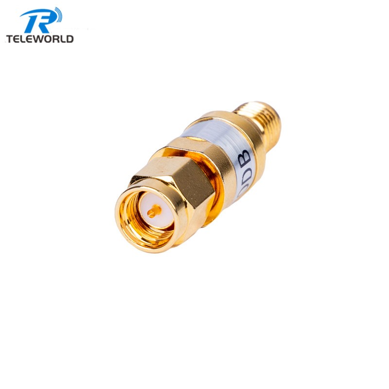 Golden 2W SMA Attenuator male to female 6GHz 8.GHz 12GHz 18GHz 1dB 2dB 3dB 4dB 5dB 6dB 7dB 8dB 9dB 10dB 15dB 20dB 30dB 40dB  50ohm Golden 2W SMA Attenuator male to female 6GHz 8.GHz 12GHz 18GHz 1dB 2dB 3dB 4dB 5dB 6dB 7dB 8dB 9dB 10dB 15dB 20dB 30dB 40dB  50ohm
