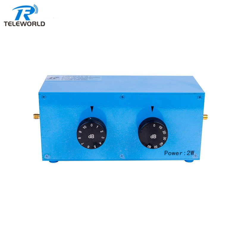 2W SMA RF Knob Variable Attenuator 0-70dB 1GHz 2GHz 3GHz 4GHz 6GHz Variable Attenuators 2W SMA RF Knob Variable Attenuator 0-70dB 1GHz 2GHz 3GHz 4GHz 6GHz Variable Attenuators
