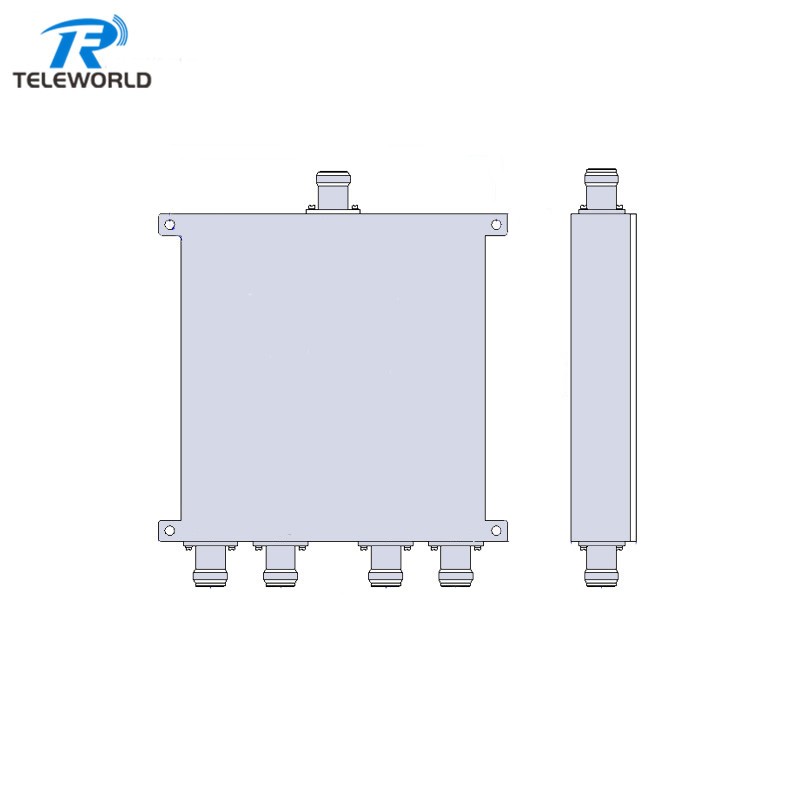 50W 4.3-10 698-4000MHz 4 Way Power Splitter Divider 50ohm 50W 4.3-10 698-4000MHz 4 Way Power Splitter Divider 50ohm