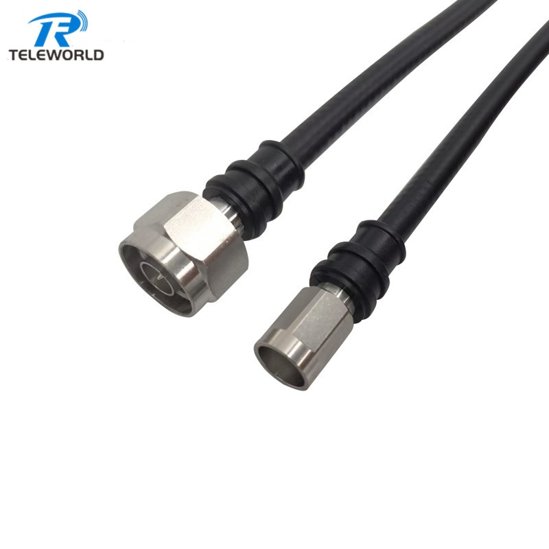 NEX10 4.3-10 N Connector 1/4 Super flexible Cable Assemblies Feeder Cable Assembly