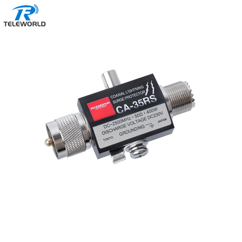 CA-35RS 400W UHF Coaxial Lightning protector Surge Arrester DC-2500MHz CA-35RS 400W UHF Coaxial Lightning protector Surge Arrester DC-2500MHz