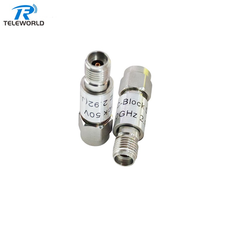 2.92mm DC Block 50V 0.1-40GHz 50ohm 2.92mm DC Block 50V 0.1-40GHz 50ohm