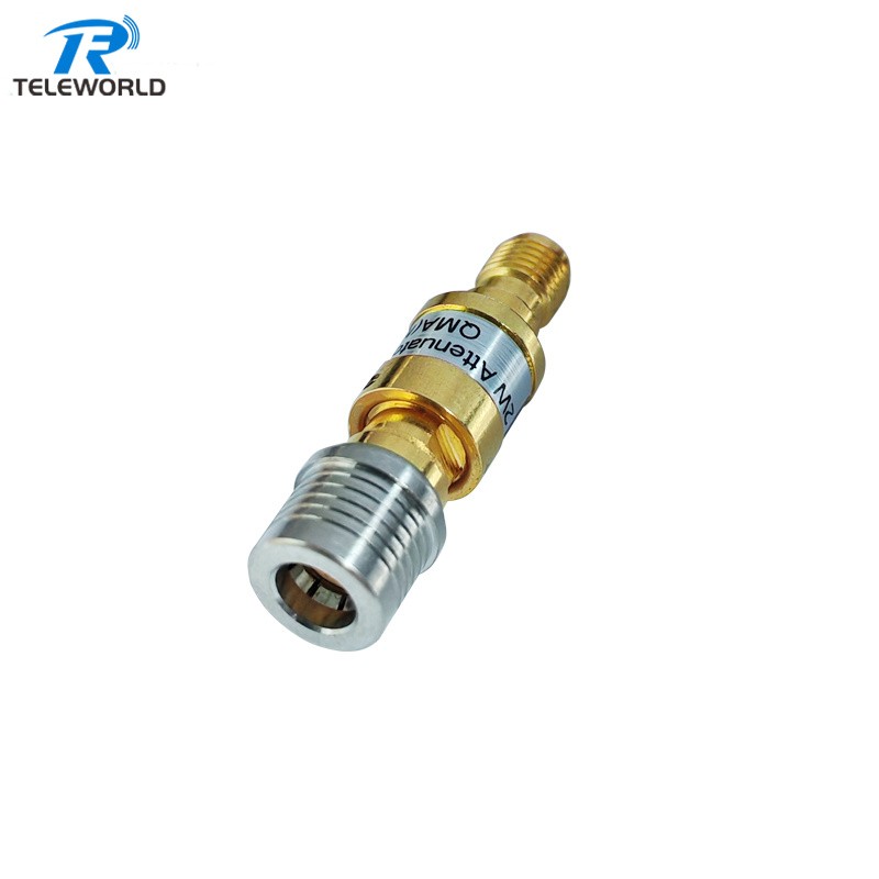 2W QMA to SMA Attenuator 3GHz 4GHz 6GHz 8GHz 1db.2db.3db.5db.6db.10db.15db.20db.30db 50ohm 2W QMA to SMA Attenuator 3GHz 4GHz 6GHz 8GHz 1db.2db.3db.5db.6db.10db.15db.20db.30db 50ohm