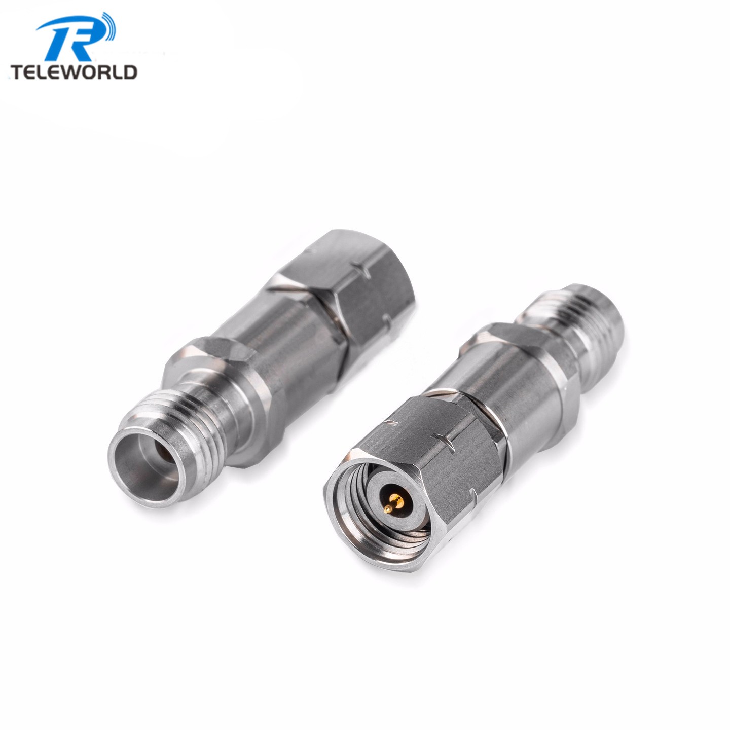 2.4mm Millimeter wave RF Coaxial Adapter 50GHz 50ohm
