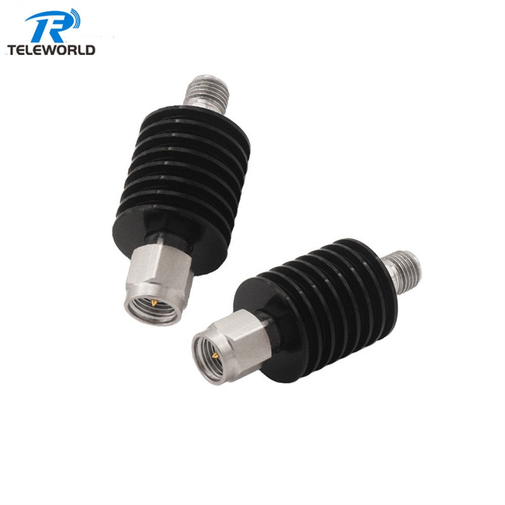Bidirectional 5W SMA Fixed Attenuator 26.5GHz 1dB 2dB 3dB 5dB 6dB 10dB 20dB 30dB 50ohm Bidirectional 5W SMA Fixed Attenuator 26.5GHz 1dB 2dB 3dB 5dB 6dB 10dB 20dB 30dB 50ohm
