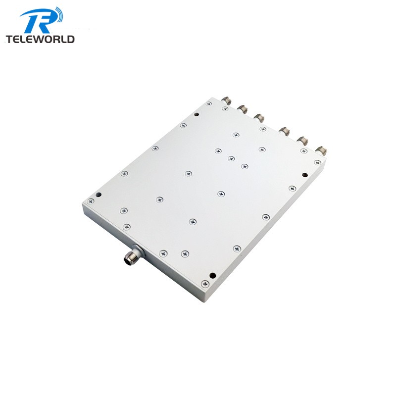 30W 0.5-6GHz SMA 6 way RF Splitter Power Divider 500-6000MHz 50ohm 30W 0.5-6GHz SMA 6 way RF Splitter Power Divider 500-6000MHz 50ohm
