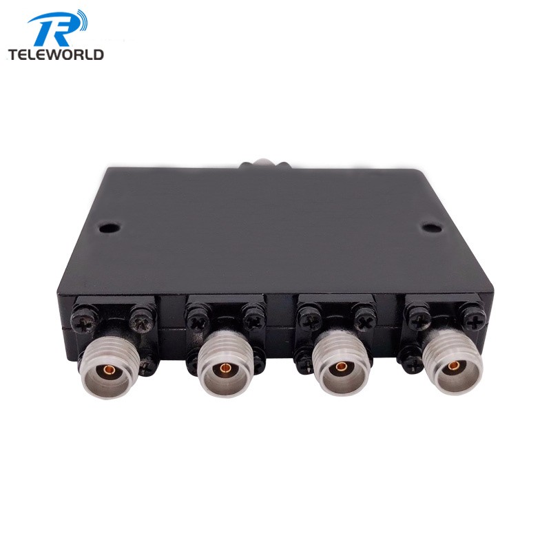 20W 2.92mm 500-40000MHz 4 Way Power Divider RF Splitter 0.5-40GHz 50Ohm 20W 2.92mm 500-40000MHz 4 Way Power Divider RF Splitter 0.5-40GHz 50Ohm