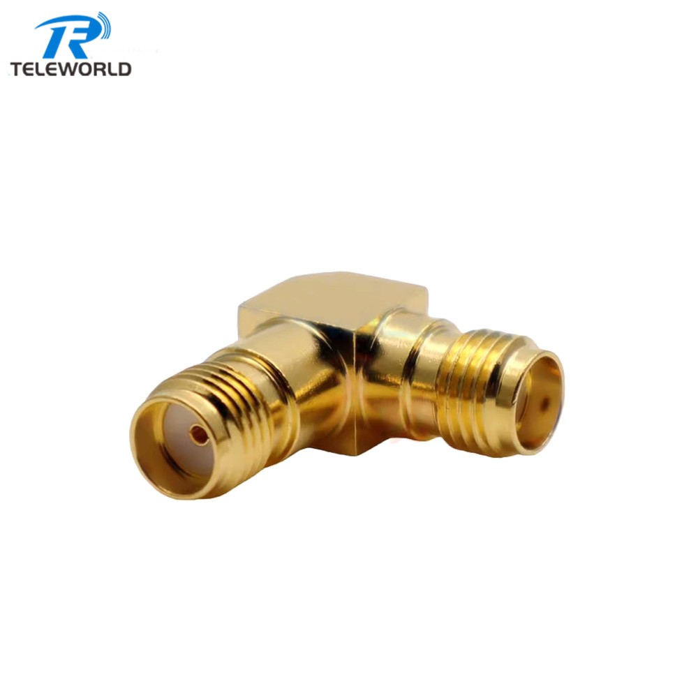 Gold SMA RF Adapter Right Angle J-K J-J K-K 18GHz 50ohm