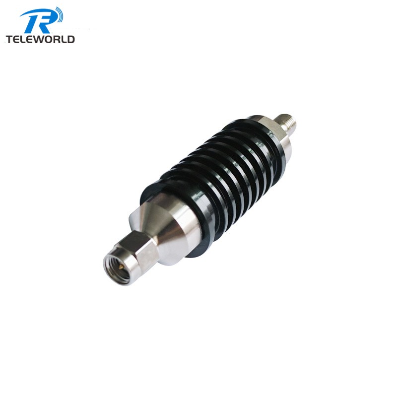 Bidirectional 25W SMA Fixed Attenuator 6GHz 1dB 2dB 3dB 5dB 6dB 10dB 15dB 20dB 30dB 40dB