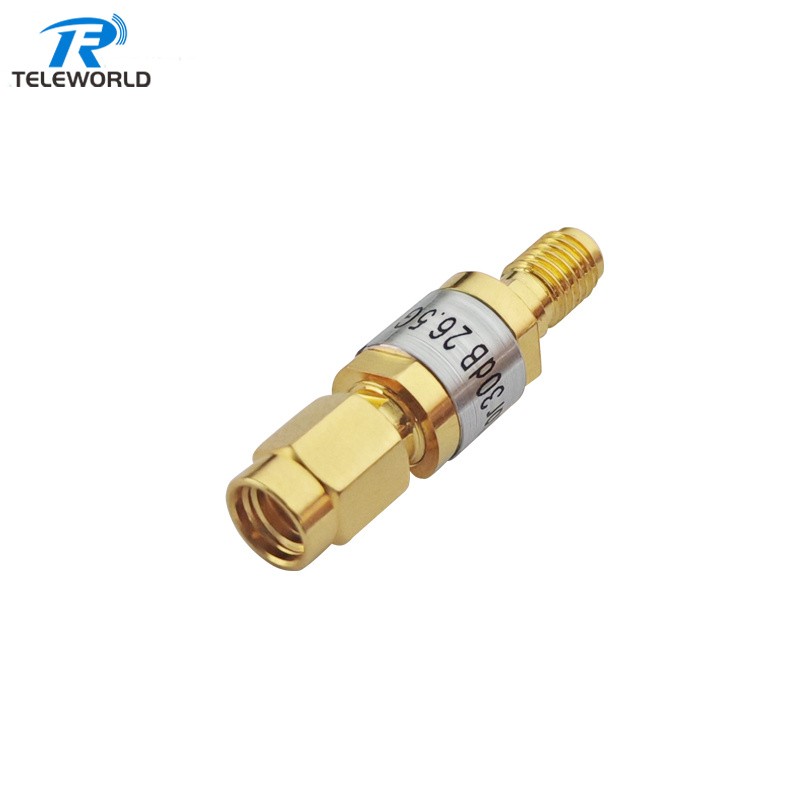 2W SSMA Attenuator 1dB 2dB 3dB 4dB 5dB 6dB 7dB 8dB 9dB 10dB 15dB 20dB 30dB 40dB 26.5GHz