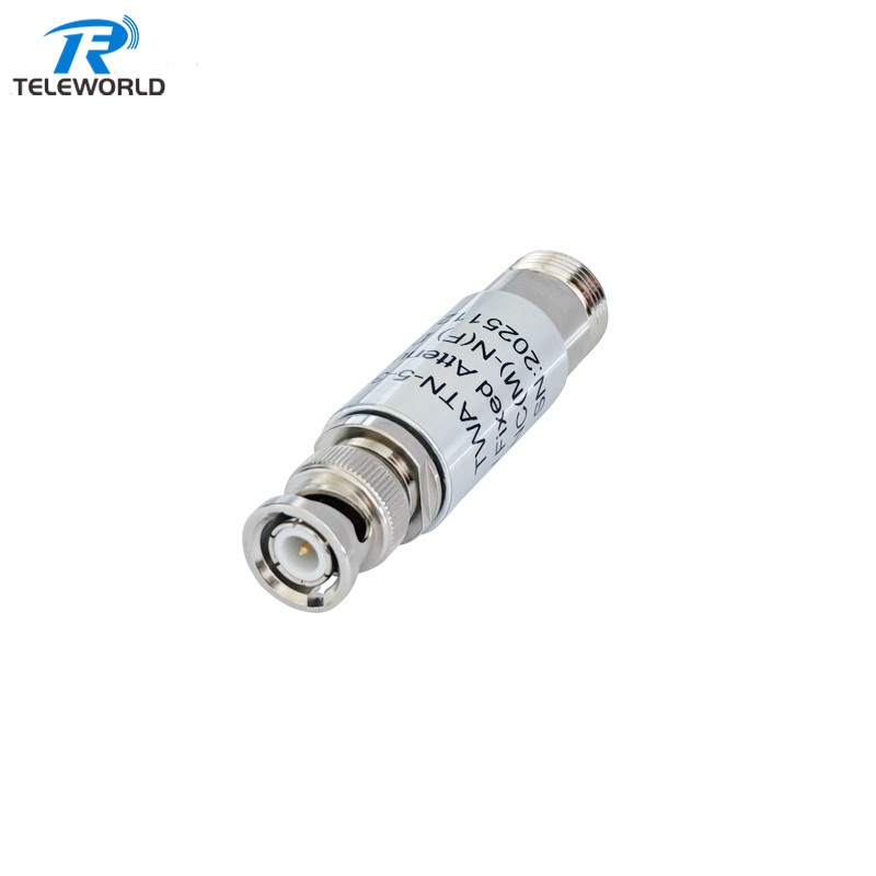 5W Fixed Attenuaor BNC male to N female Connector 3GHz 6GHz 3dB 5dB 6dB 10dB 15dB 20dB 30dB 40dB 50ohm 5W Fixed Attenuaor BNC male to N female Connector 3GHz 6GHz 3dB 5dB 6dB 10dB 15dB 20dB 30dB 40dB 50ohm