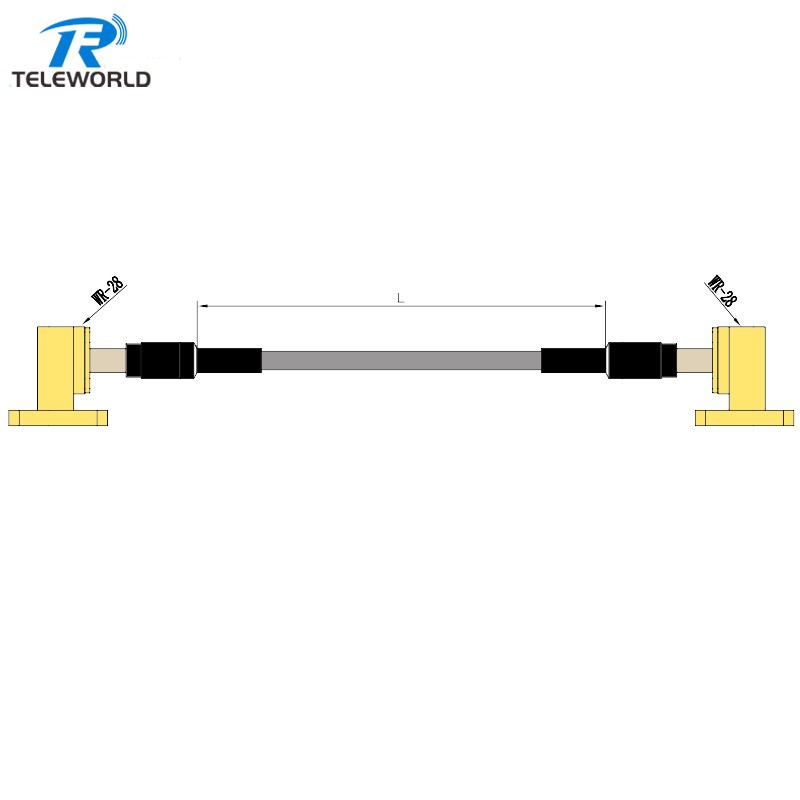 WR28 to WR28 Waveguide Cable Assemblies 26.5-40GHz