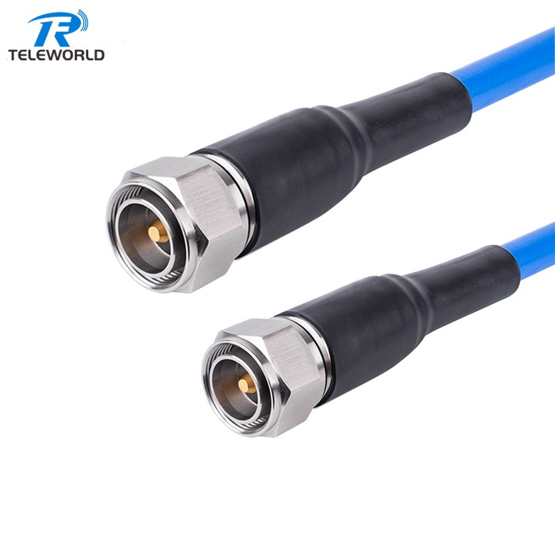 High Power low Loss Cable Assemblies 1000W 1500W 3GHz 6GHz 10GHz 18GHz L27 DIN N Connector