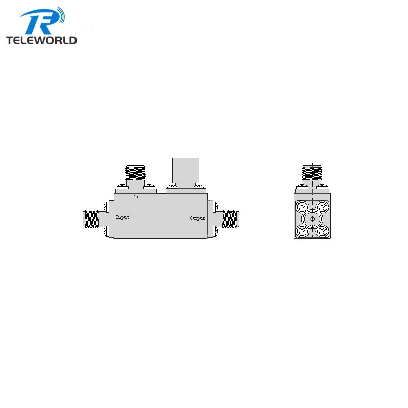12-18GHz 30W Directional Coupler 6dB 10dB 20dB 30dB 500-8000MHz SMA female Connector