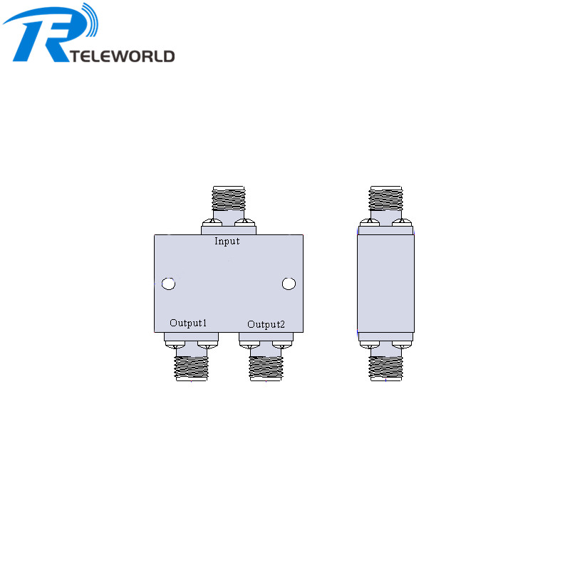 20W 2.92mm 2 way Power Divider Splitter 6GHz-40GHz 50ohm