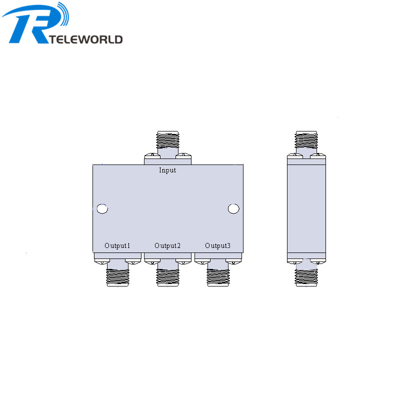 20W 3 way Power Divider 26GHz-31GHz with 2.92mm connector 50ohms