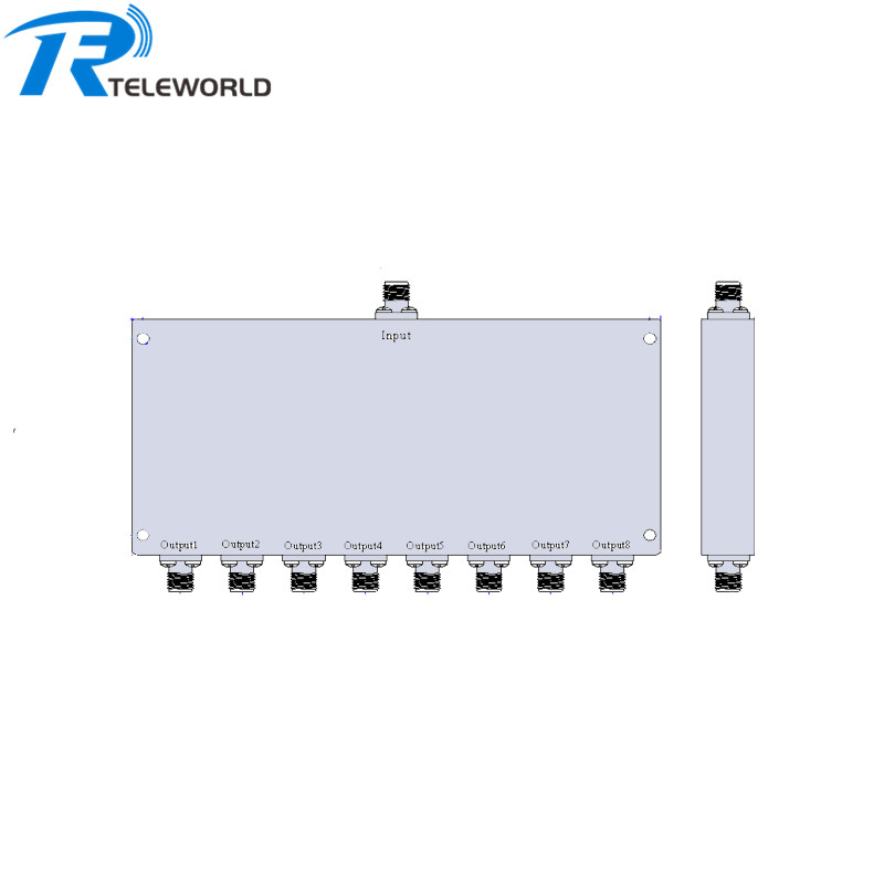 DC-4000MHz 2W SMA 8 way Resistive power divider splitter 50ohm DC-4000MHz 2W SMA 8 way Resistive power divider splitter 50ohm