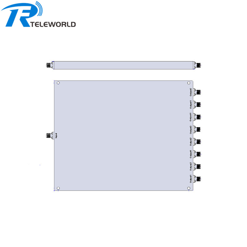30W SMA 500-6000MHz 8 way Power Divider RF Splitter 50ohm 30W SMA 500-6000MHz 8 way Power Divider RF Splitter 50ohm