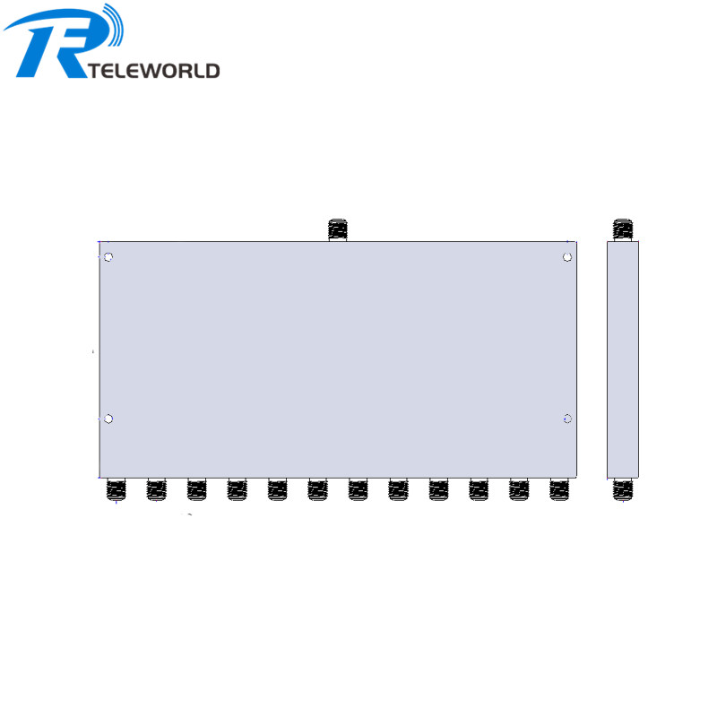 20W SMA 8-12GHz 12 way Power Divider RF Splitter 50ohms 20W SMA 8-12GHz 12 way Power Divider RF Splitter 50ohms