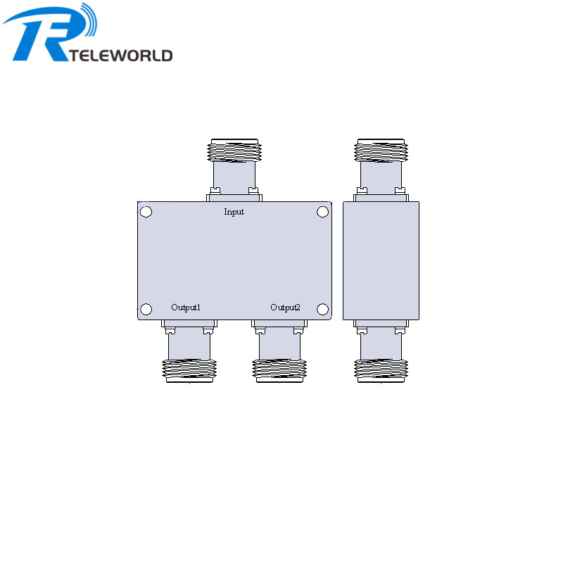 30W N type 2 way 0.5-6GHz 500-6000MHz 50ohm