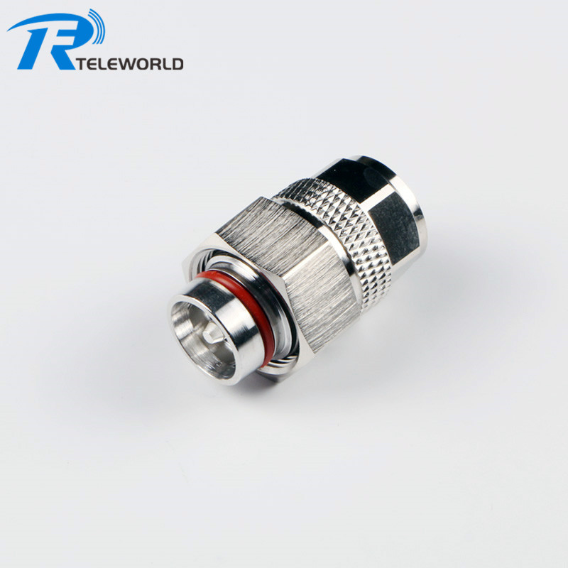 4.3-10 Male to N male 6GHz Low PIM -160dBc RF Adapter 4.3-10 Male to N male 6GHz Low PIM -160dBc RF Adapter