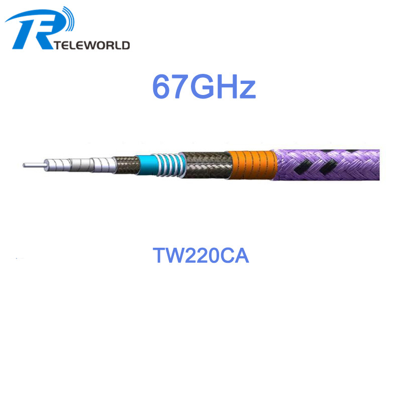 TW220C 67GHz High precision Armored phase stable test cable Assembly TW220C 67GHz High precision Armored phase stable test cable Assembly