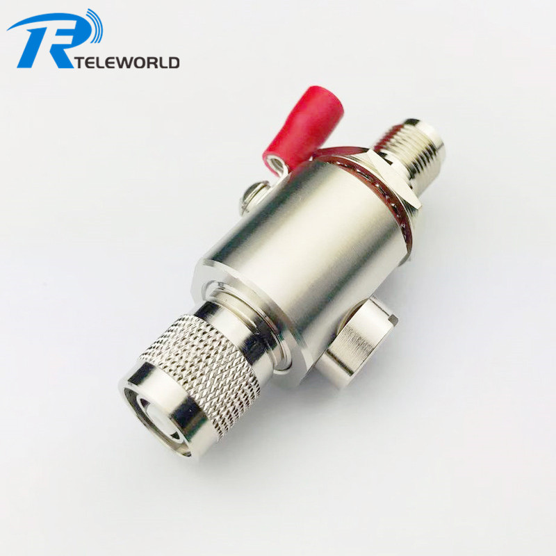 200W TNC Lightning protector  surge arrester male to female 6GHz 50ohm