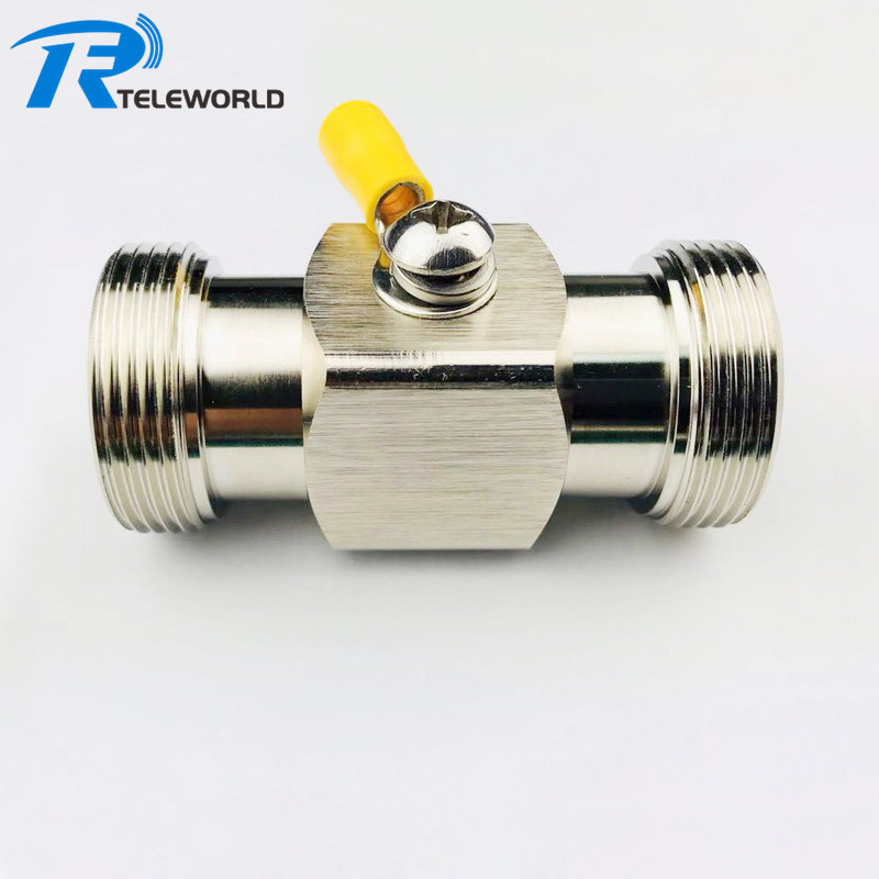 500W L29 Lightning protector 7/16 DIN surge arrester female to female 3GHz 50ohm