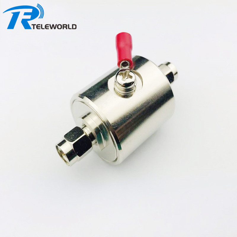 50ohm 3GHz 6GHz SMA male to SMA male lightning arrester surge protector