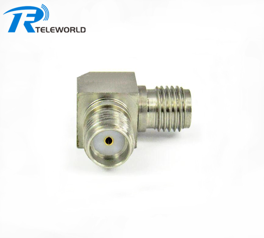 Factory service SMA to SMA Right Angle Adapter 26.5GHz 50ohm