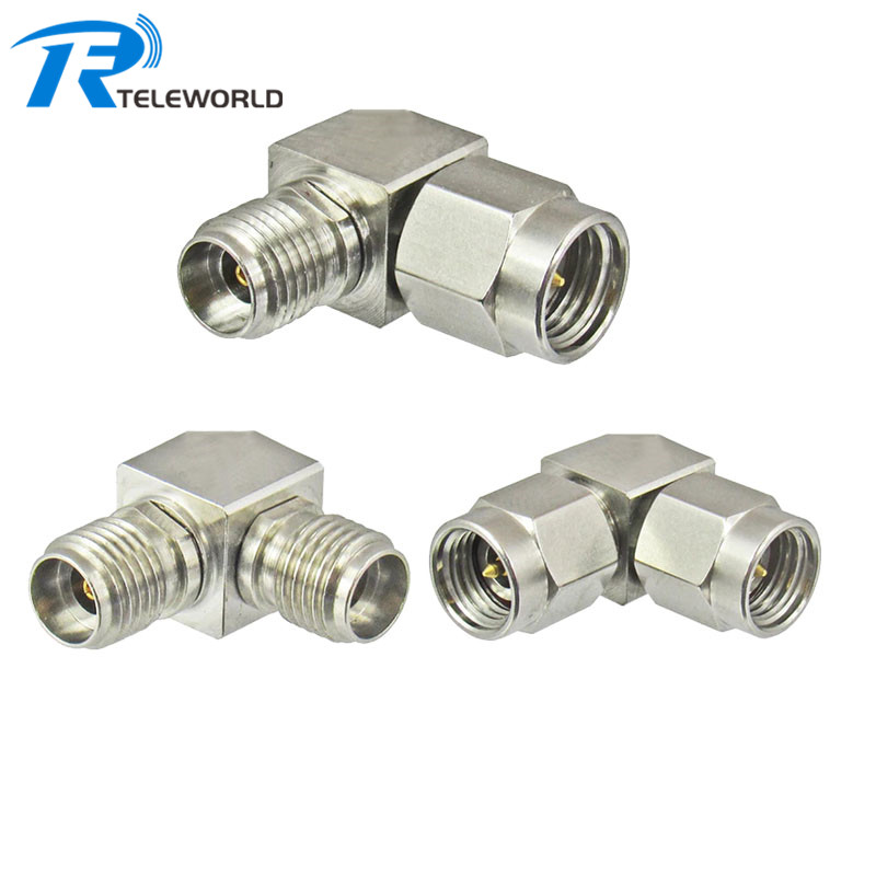 3.5mm Millimeter RF Adapter Right Angle DC-26.5GHz 50Ohms 3.5mm Millimeter RF Adapter Right Angle DC-26.5GHz 50Ohms