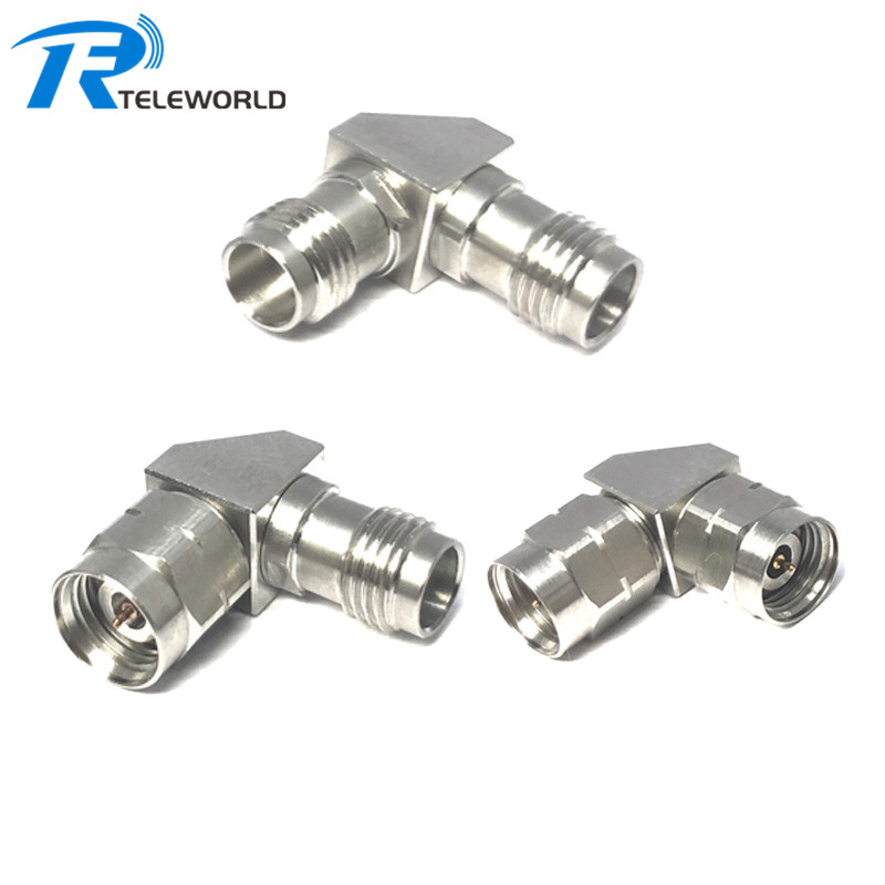 2.4mm RF Adapter right angle 50GHz 50ohm